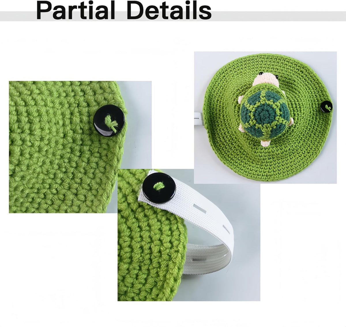 Side view of a cozy reptile winter sweatshirt on a small Brazilian turtle