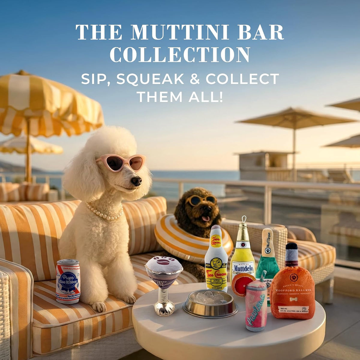 Haute Diggity Dog Woofford Reserve Bourbon Bottle Parody Plush Dog Toy for Medium & Large Dogs, Funny Drink-Inspired Stuffed Dog Toys with Interactive Squeaker, Machine-Washable, Durable & Safe - Image 9