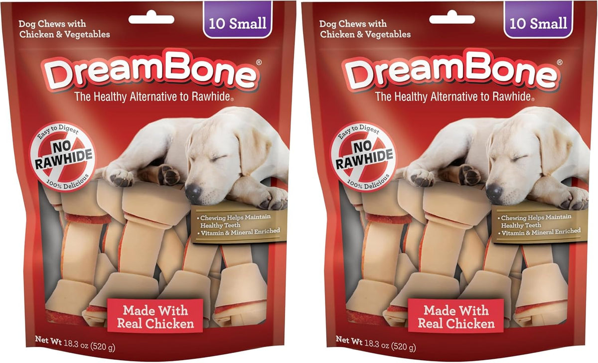 DreamBone Vegetable & Chicken Dog Chews, Rawhide Free, Small, 10-Count - Image 11