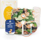 Fairywell reusable cloth diaper with lion print front view