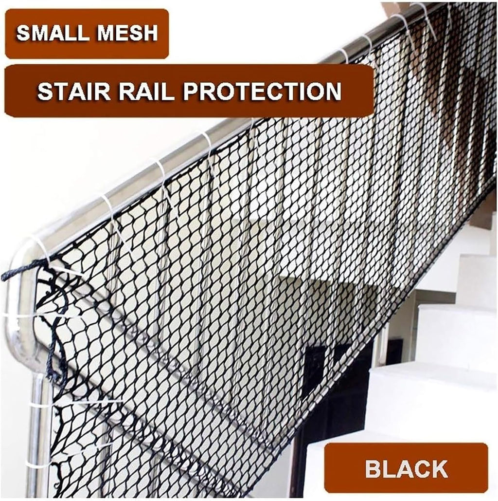 Protective netting used as a sports backstop for baseball