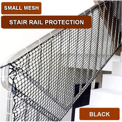 Protective netting used as a sports backstop for baseball