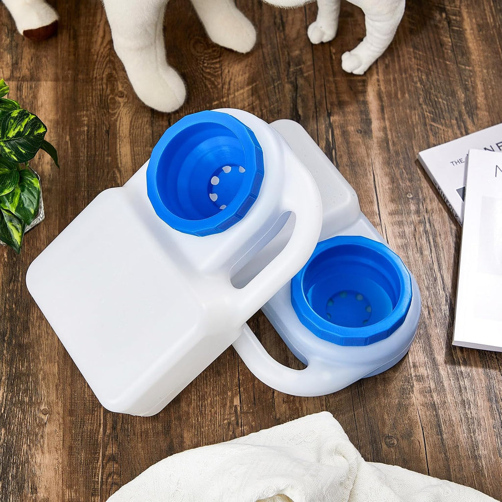 Ziliny 1 Pcs 3 Quart No Spill Portable Dog Travel Water Bowl Leakproof Pet Water Bowl for Pet Dispenser for Small Large Dogs Cats Camping Hiking Trips Car RV Boat Road Mess-Free Design - Image 6
