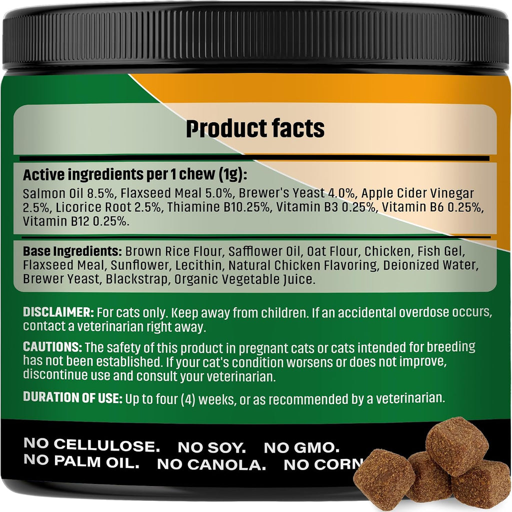 Beloved Pets natural chicken flavored soft chews for cat pest defense