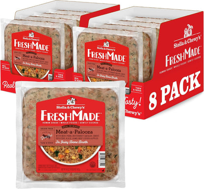 Stella & Chewy's FreshMade Frozen Fresh Grain-Free Chick-a-Lick'n Dog Food, 16-oz Pouch (Pack of 4) - Image 11