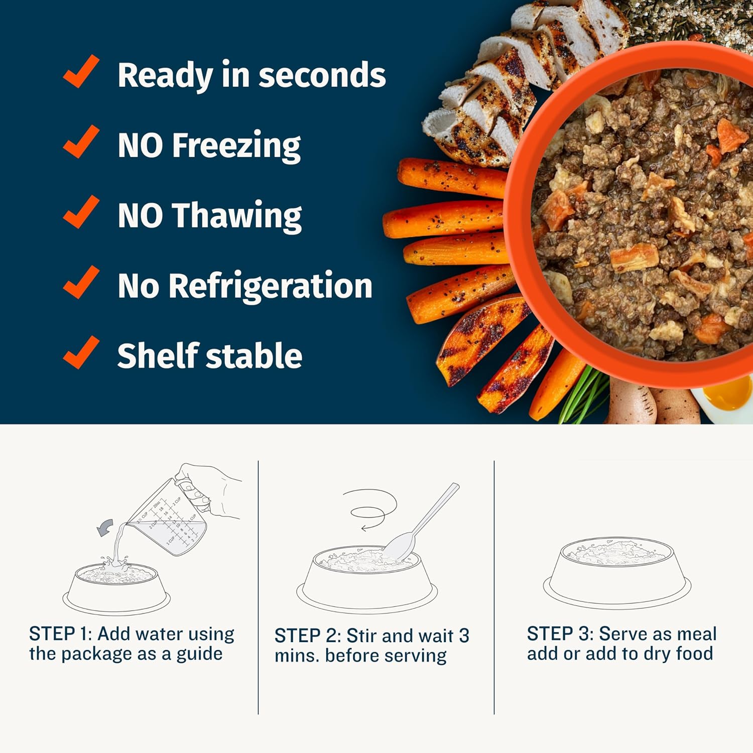 Bully Max dehydrated dog food chicken recipe ingredients label
