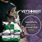 Side view of Vet's Best natural repellent collar for cats