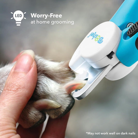 Close up of Boshel pet nail clipper blades
