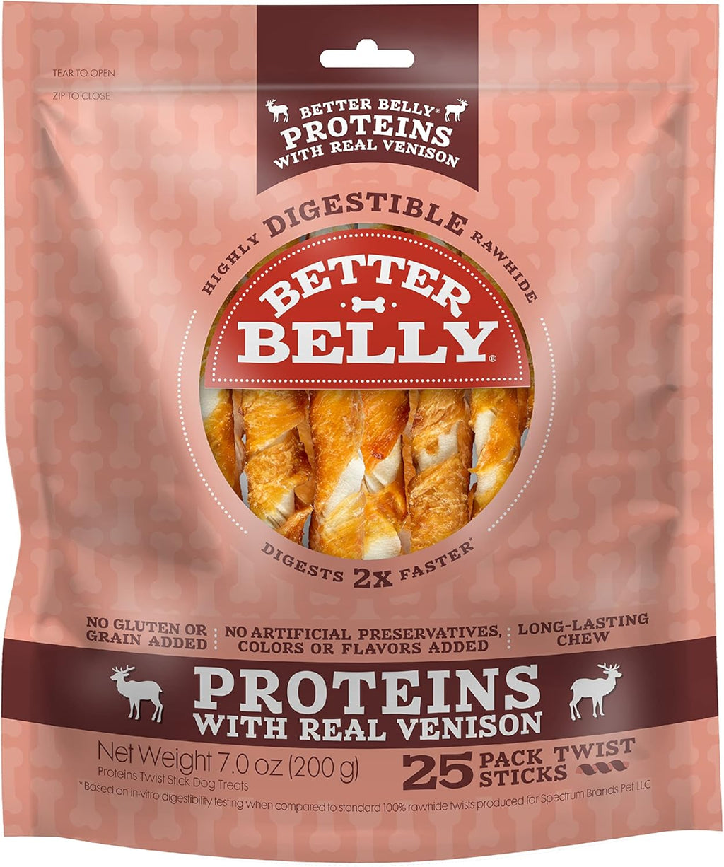 Better Belly Chicken Liver Rawhide Small Dog Bones, 10-Count - Image 14