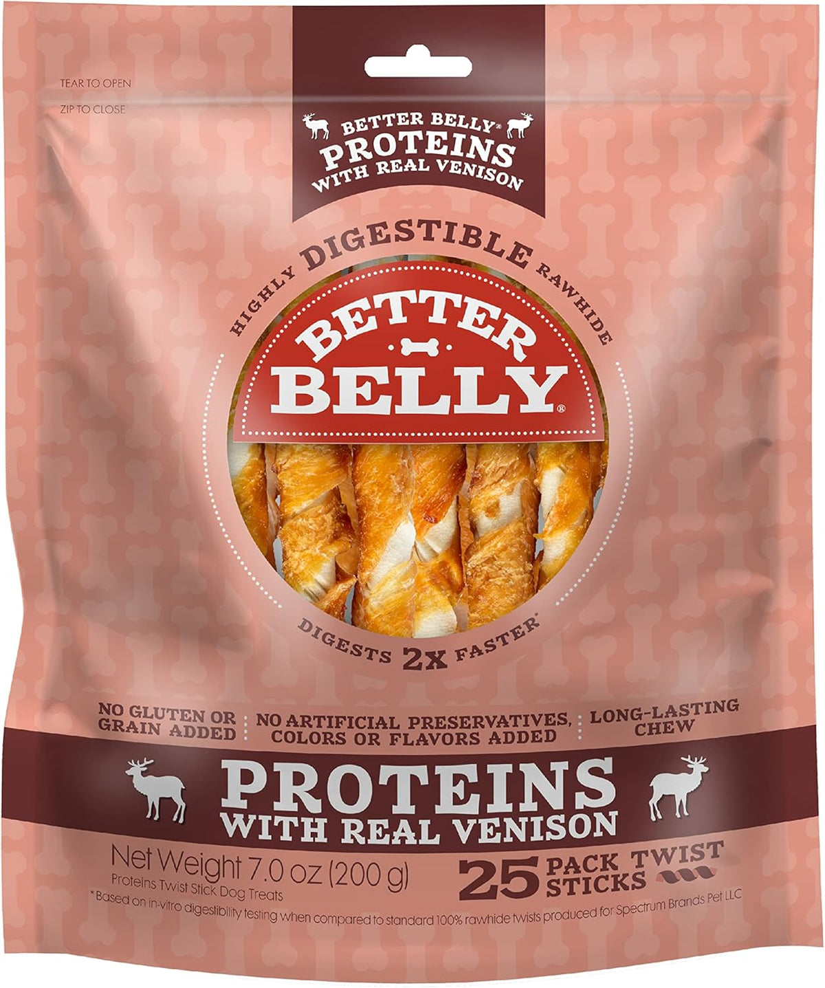 Better Belly Chicken Liver Rawhide Small Dog Bones, 10-Count - Image 14