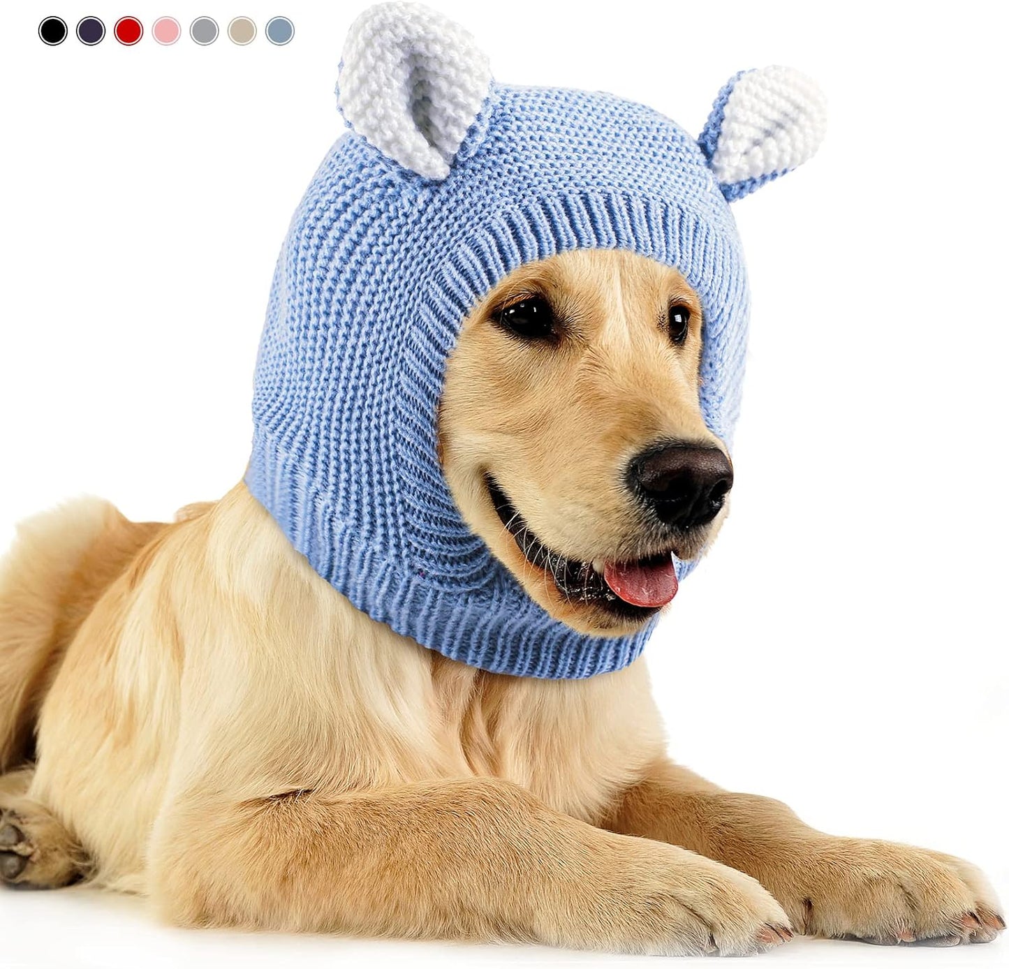 Frienda elastic dog beanie for anxiety relief