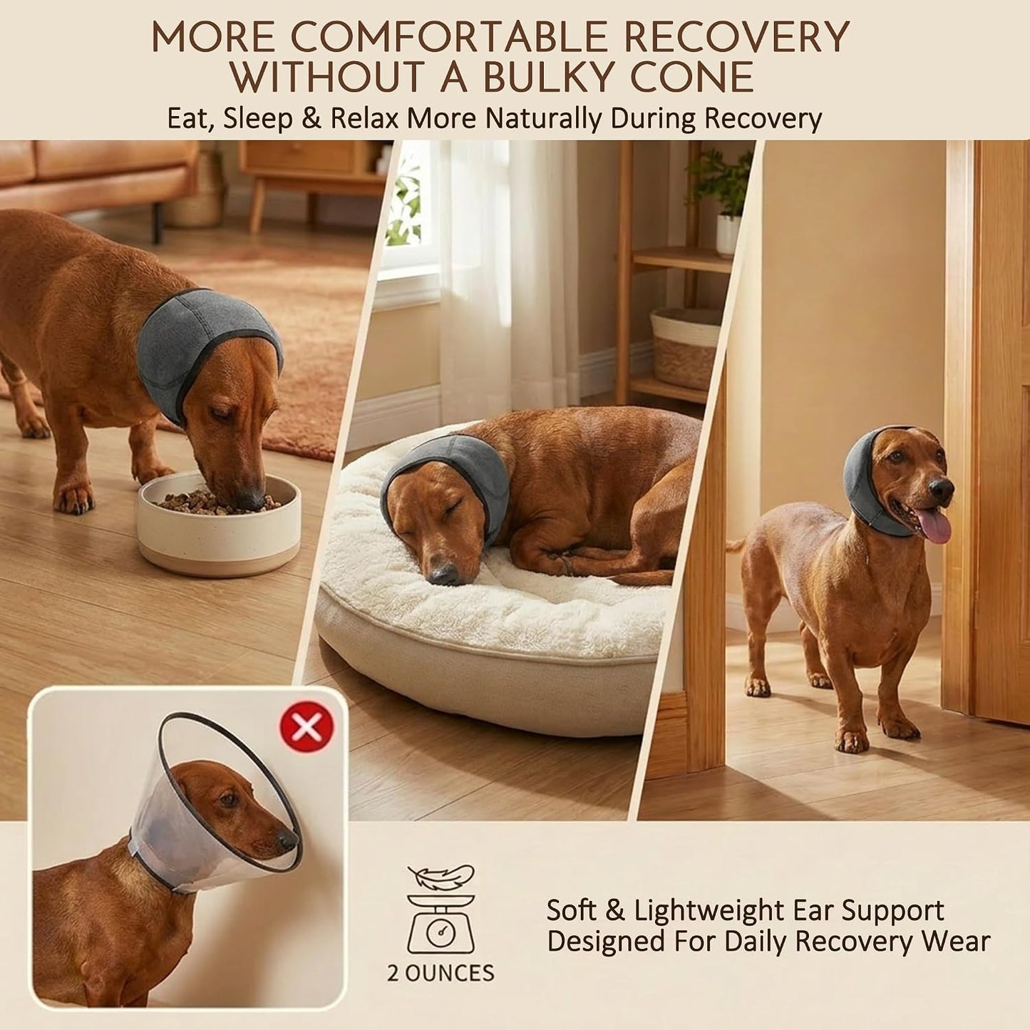 HOFI anxiety reducing calming hoodie ear cover for small dogs