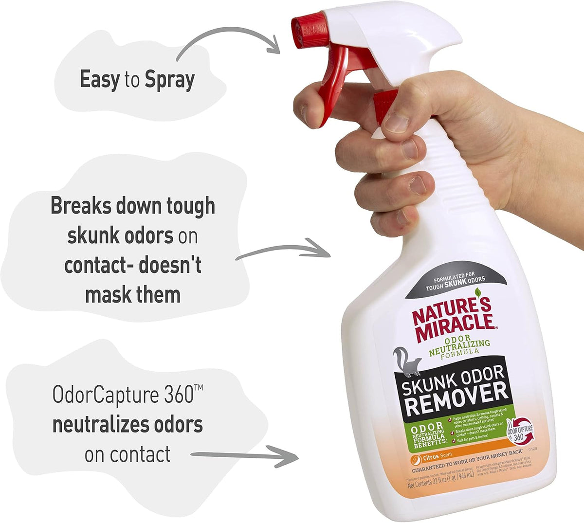 Back label instructions for colorfastness test and bio enzymatic pet treatment.