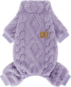 XPUDAC Dog Sweater Fleece Dog Pajamas Pjs for Small Medium Dogs Girl Boy Cute Turtleneck Doggy Winter Clothes Puppy Onesies Outfits for Chihuahua Yorkie, Grey XXS - Image 14