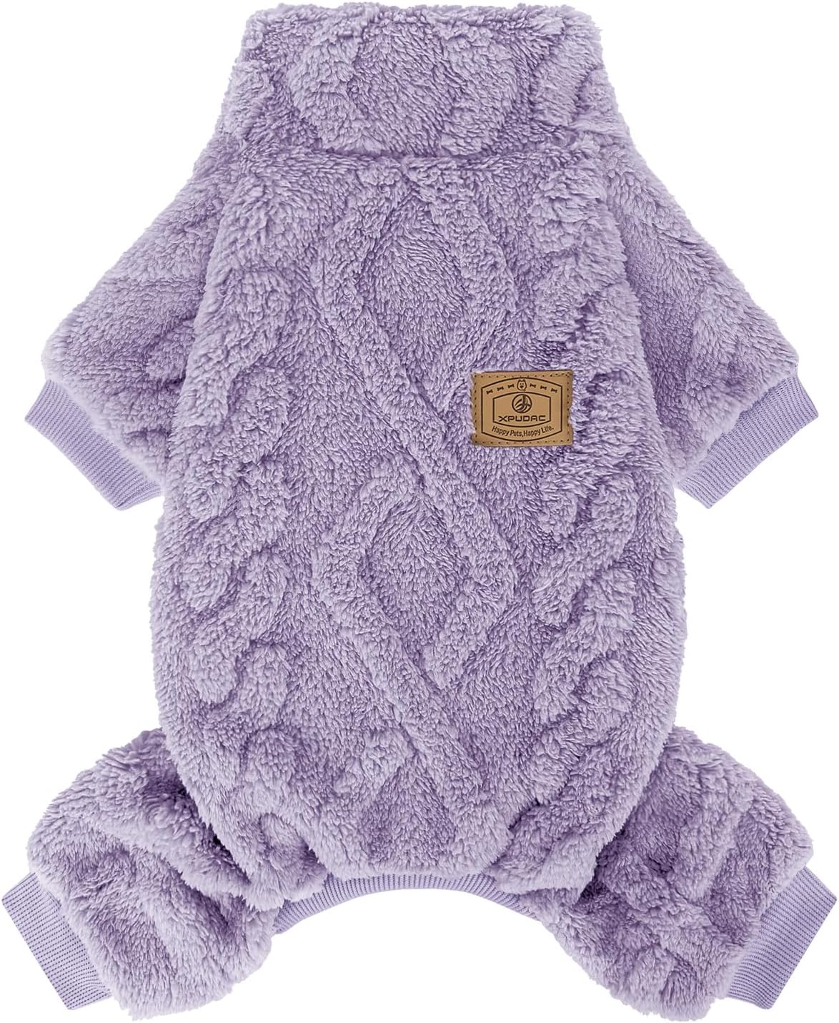 XPUDAC Dog Sweater Fleece Dog Pajamas Pjs for Small Medium Dogs Girl Boy Cute Turtleneck Doggy Winter Clothes Puppy Onesies Outfits for Chihuahua Yorkie, Grey XXS - Image 14