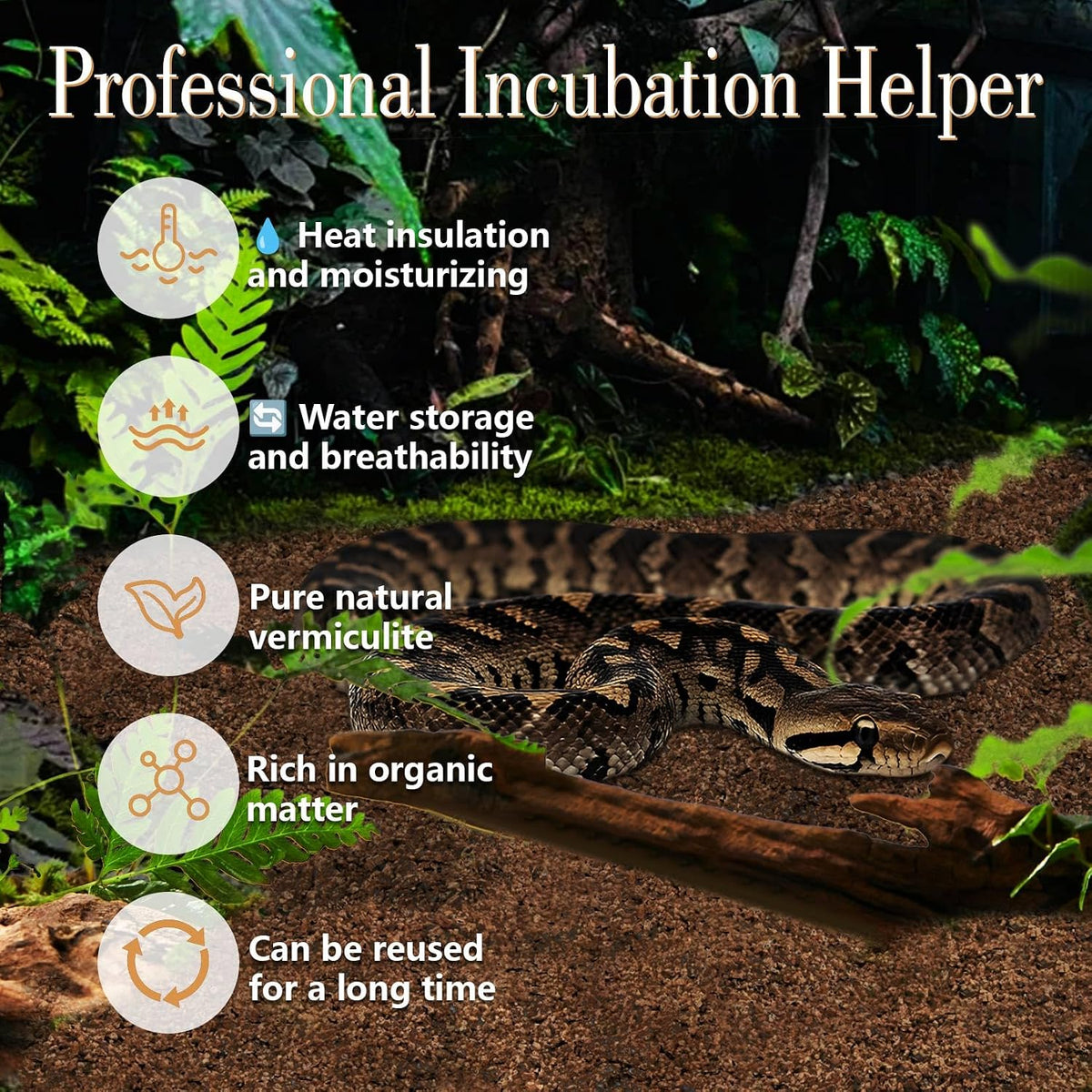 MAQIHAN vermiculite egg incubator substrate label details