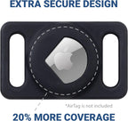 Large slide on pet tracker sleeve attached securely to a thick dog collar