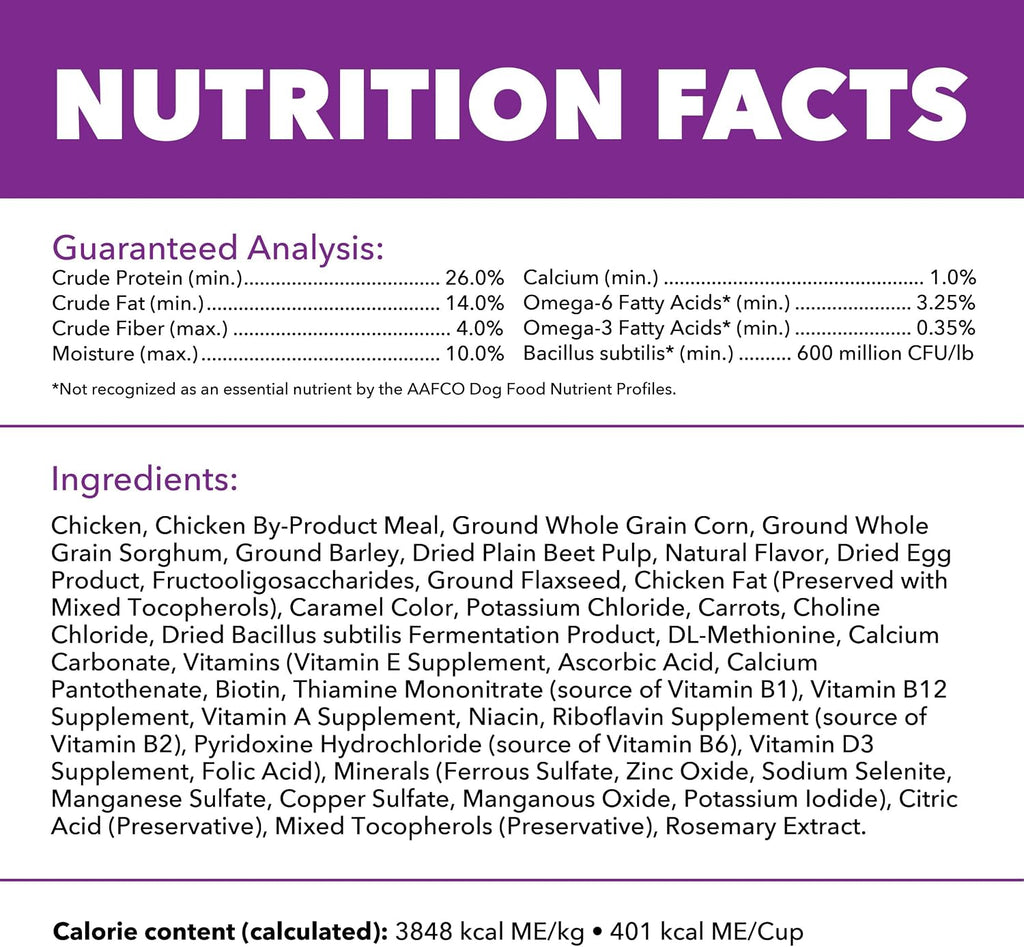 Zero fillers and no artificial preservatives guarantee label