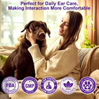 Product packaging for Mekseks dog and cat ear wash