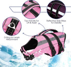 FUAMEY puppy swimming vest detailing adjustable belly buckle straps
