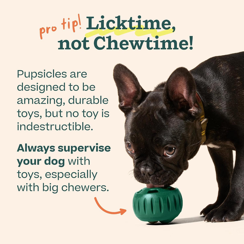 Woof Party Pupsicle unscrewed to show internal compartment