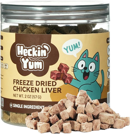Freeze-Dried Chicken Hearts Cat|Dog Treats|Single Ingredient|High Protein Healthy Pet Food Toppers|Training Snacks,2oz - Image 10