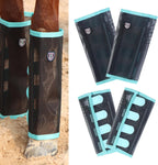 Harrison Howard Loose-Fitting Horse Fly Leggings Breathable, Tear-Resistant Fine Mesh Leg Guards Stay-on Comfortable Fly Boots (Set of 4) - Image 14
