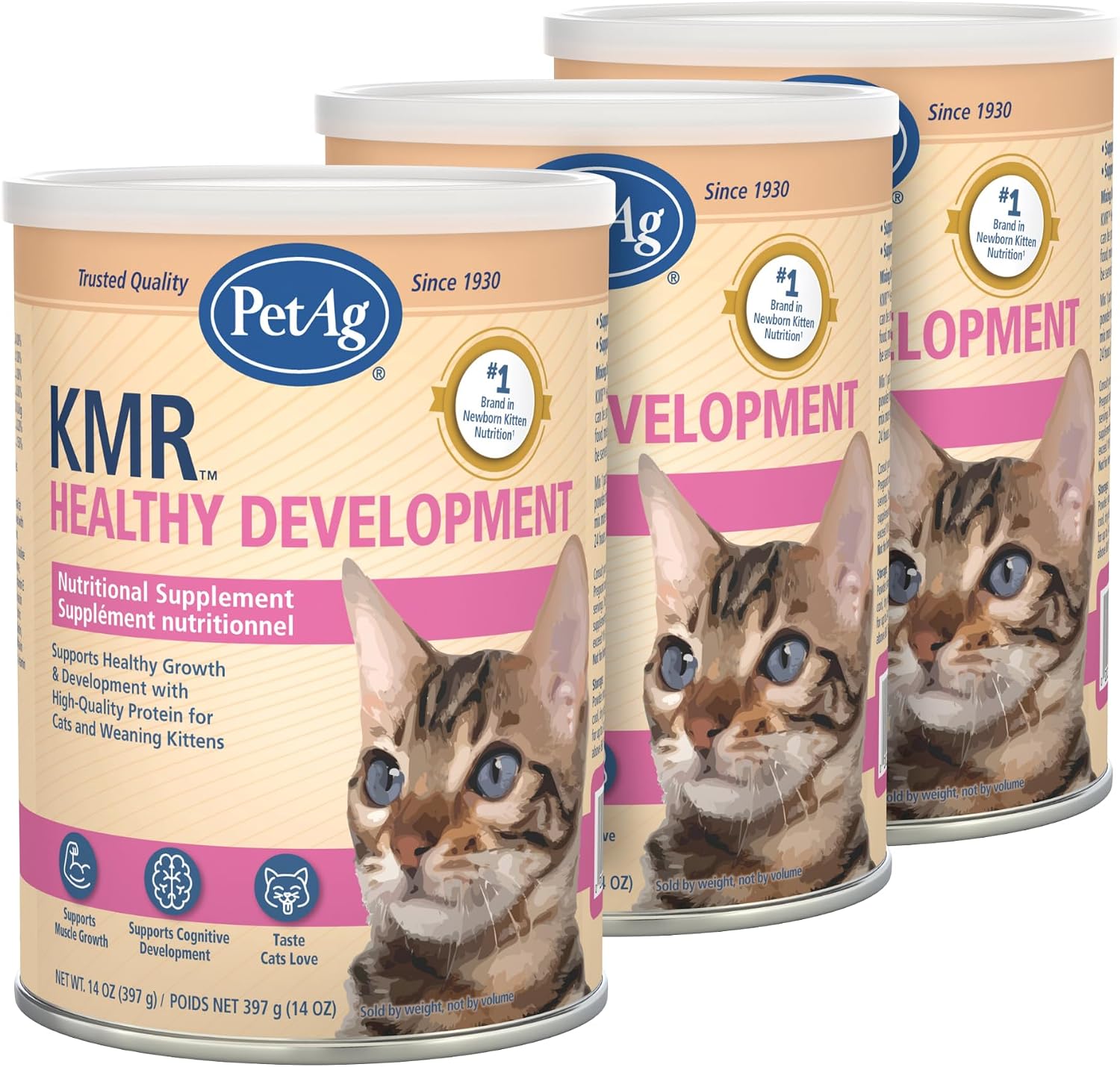 PetAg KMR Healthy Development nutritional supplement powder front view