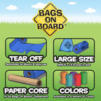 Bags on Board pet waste refill bags 315 count box presentation.