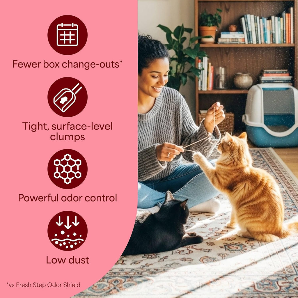 Fresh Step Advanced multi cat litter box side view