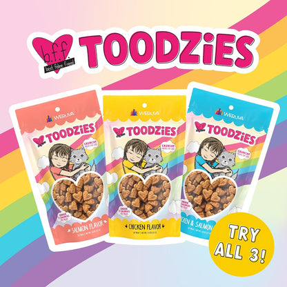 Weruva best feline friend chicken and salmon flavor treats for training rewards