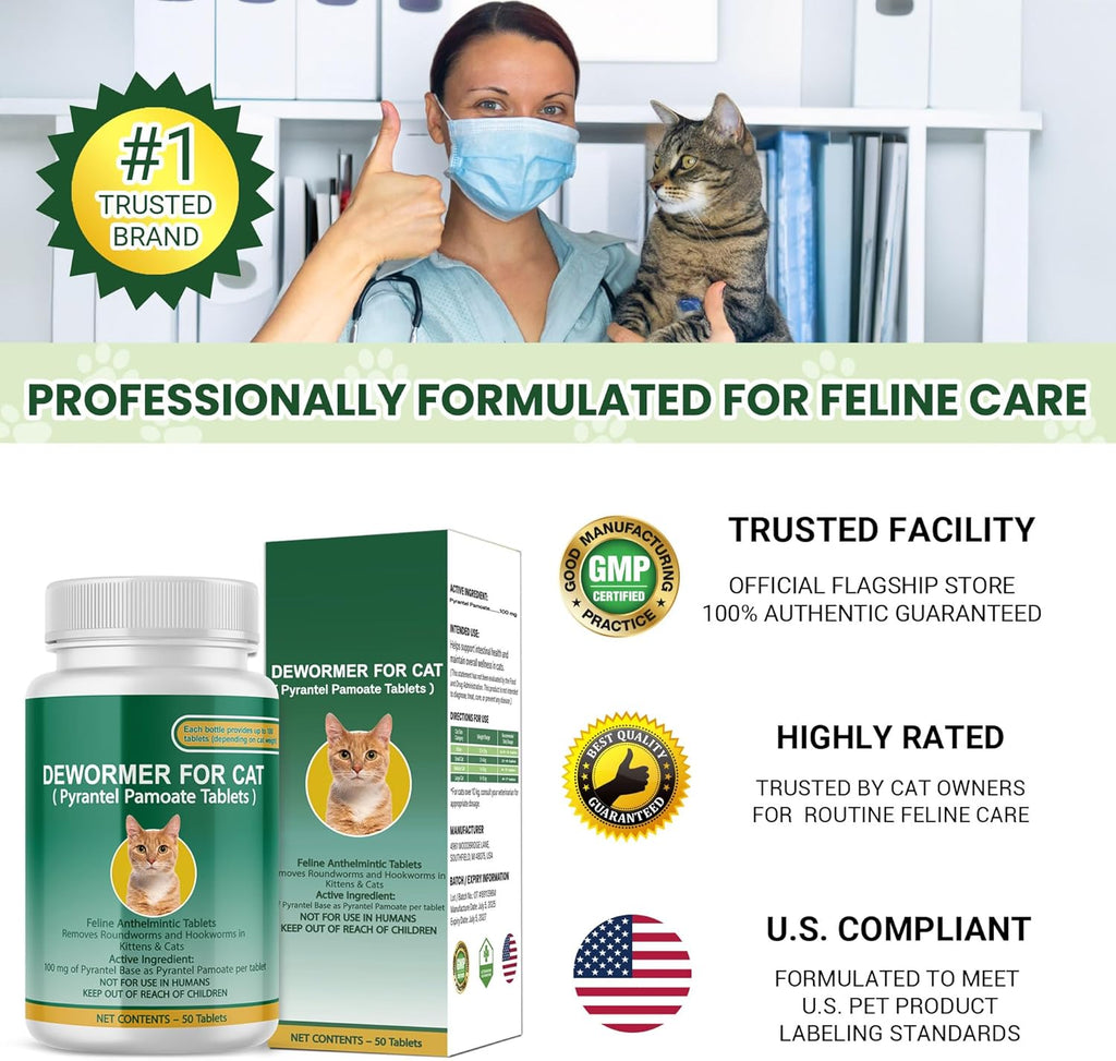Premium veterinary formula pet deworming tablets medical facts