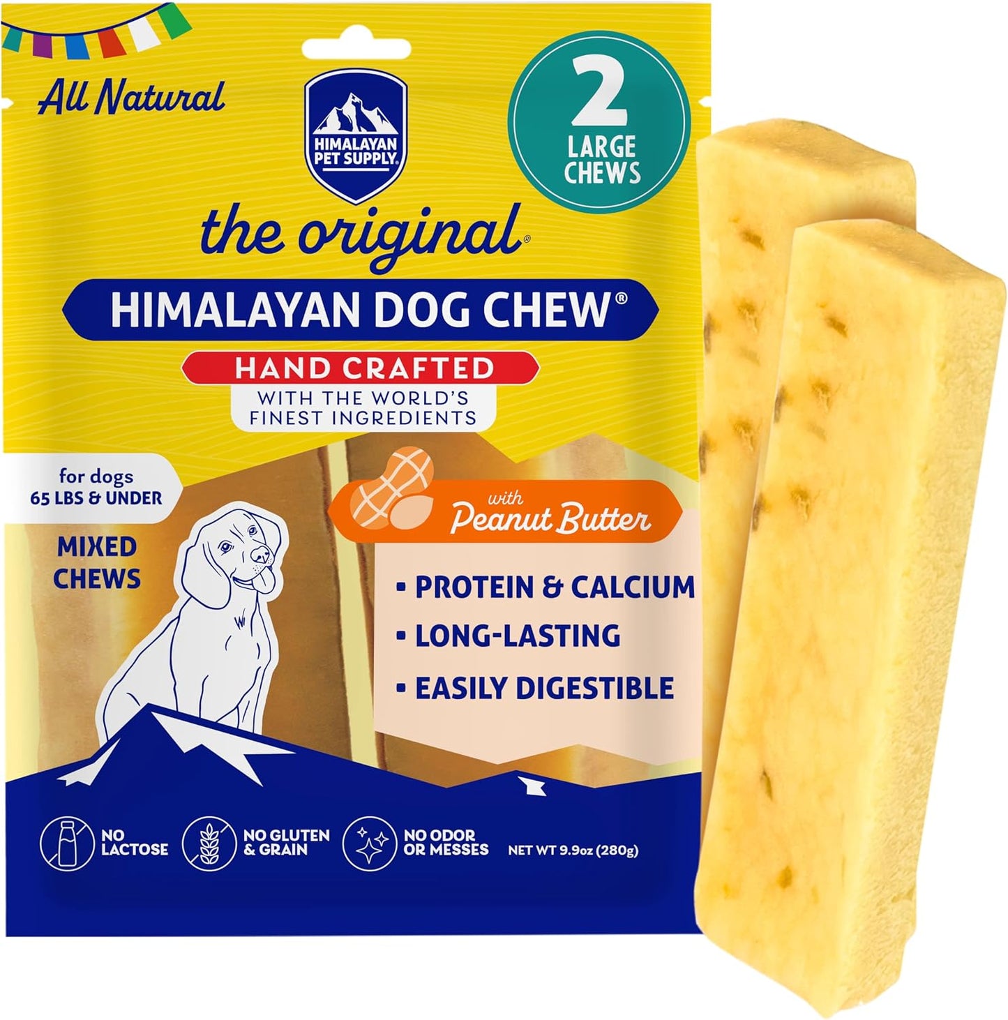 Himalayan Dog Chew Original Yak Cheese Dog Chews, The Better-For-You Chew, 100% Natural, Long Lasting, Healthy Safe Dog Treats, Lactose & Grain Free, Protein Rich, For Dogs 65 Lbs & Smaller, 3-Count - Image 15