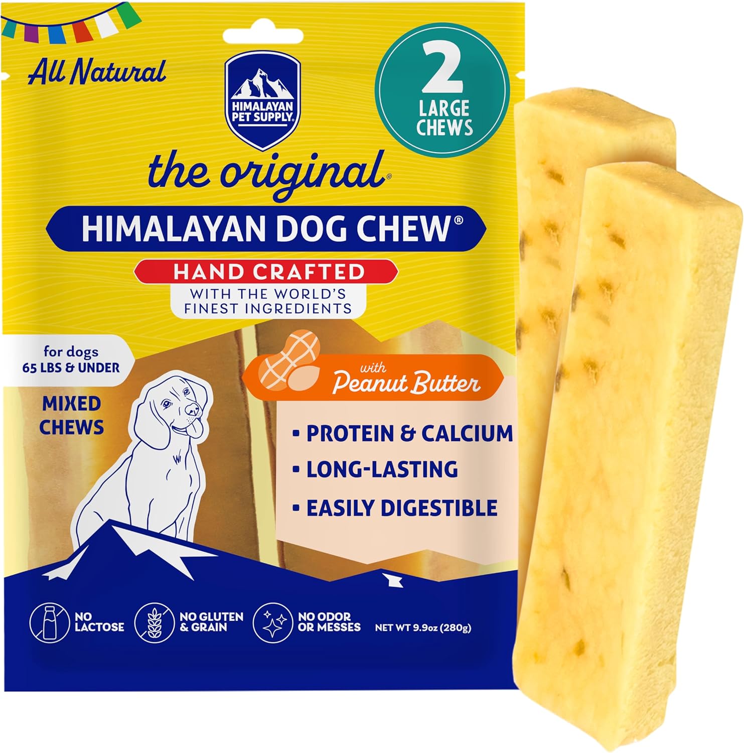 Himalayan Dog Chew Original Yak Cheese Dog Chews, The Better-For-You Chew, 100% Natural, Long Lasting, Healthy Safe Dog Treats, Lactose & Grain Free, Protein Rich, For Dogs 65 Lbs & Smaller, 3-Count - Image 15