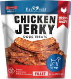 Bulk pack of Beloved Pets 1.5 pound chicken jerky