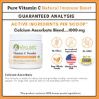 Wholistic Pet Organics daily vitamin c supplement dosage instructions