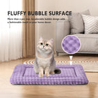 Yaning calming pet mattress non slip bottom side close up