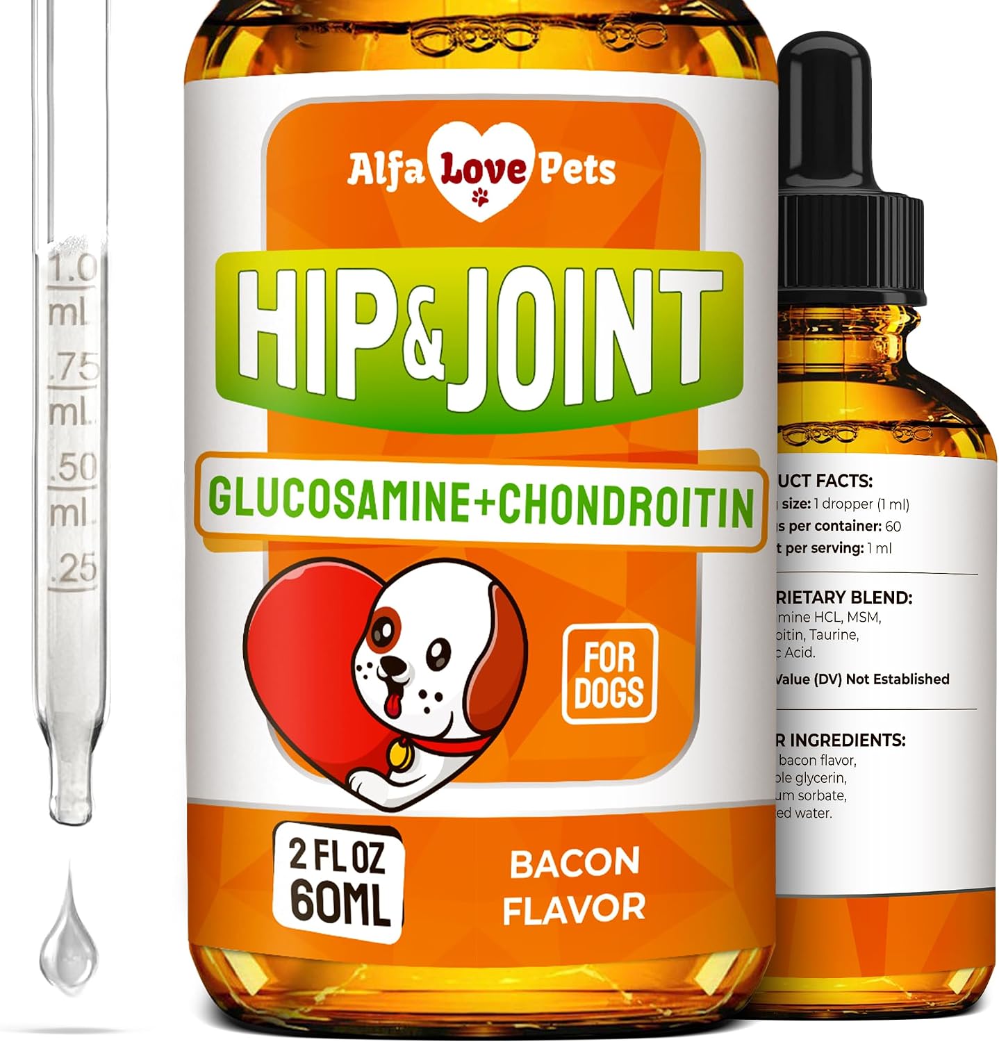 Liquid Glucosamine for Cats with Chondroitin - Taurine for Cats Works for Hips, Ligaments, Muscles, Circulation Maintenance - Cat Supplements with Natural Chicken Flavor 2-oz Bottle - Image 10