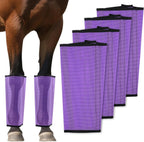 Mesh Horse Fly Boots Set of 4 - Loose Fitting Breathable Leggings for Horses, Adjustable Anti-Stomping Leg Wraps, Stay-Up No-Slip Design for All 4 Legs (Green) - Image 10