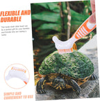 Turtle Shell Cleaning Brush - Double-Sided Soft Nylon Bristles for Aquatic Tortoise Care Mud Dirt Remover Wide and Narrow Heads 6.29X1.96X0.59 Inch - Image 9