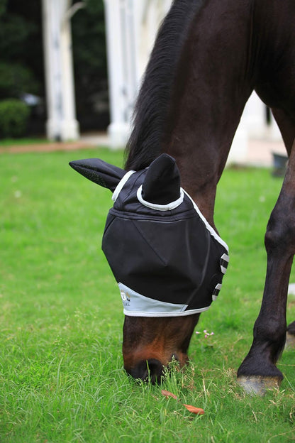 Velcro closure detail of T Teke insect protection mask