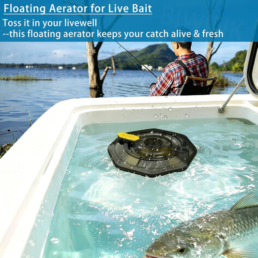 Side profile of Miumone floating bait bucket aerator
