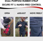Close up of Fido Pro sling fabric and buckle durability