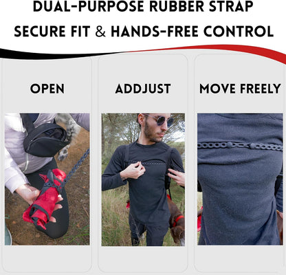 Close up of Fido Pro sling fabric and buckle durability