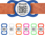 QR Code Dog Tag with NFC, Personalized Pet ID Tag, Silicone Dog ID Tag, Modifiable Pet Online Profile, Multiple Emergency Contact, Scan QR Code Send GPS Location Email (Small, Black&White) - Image 11