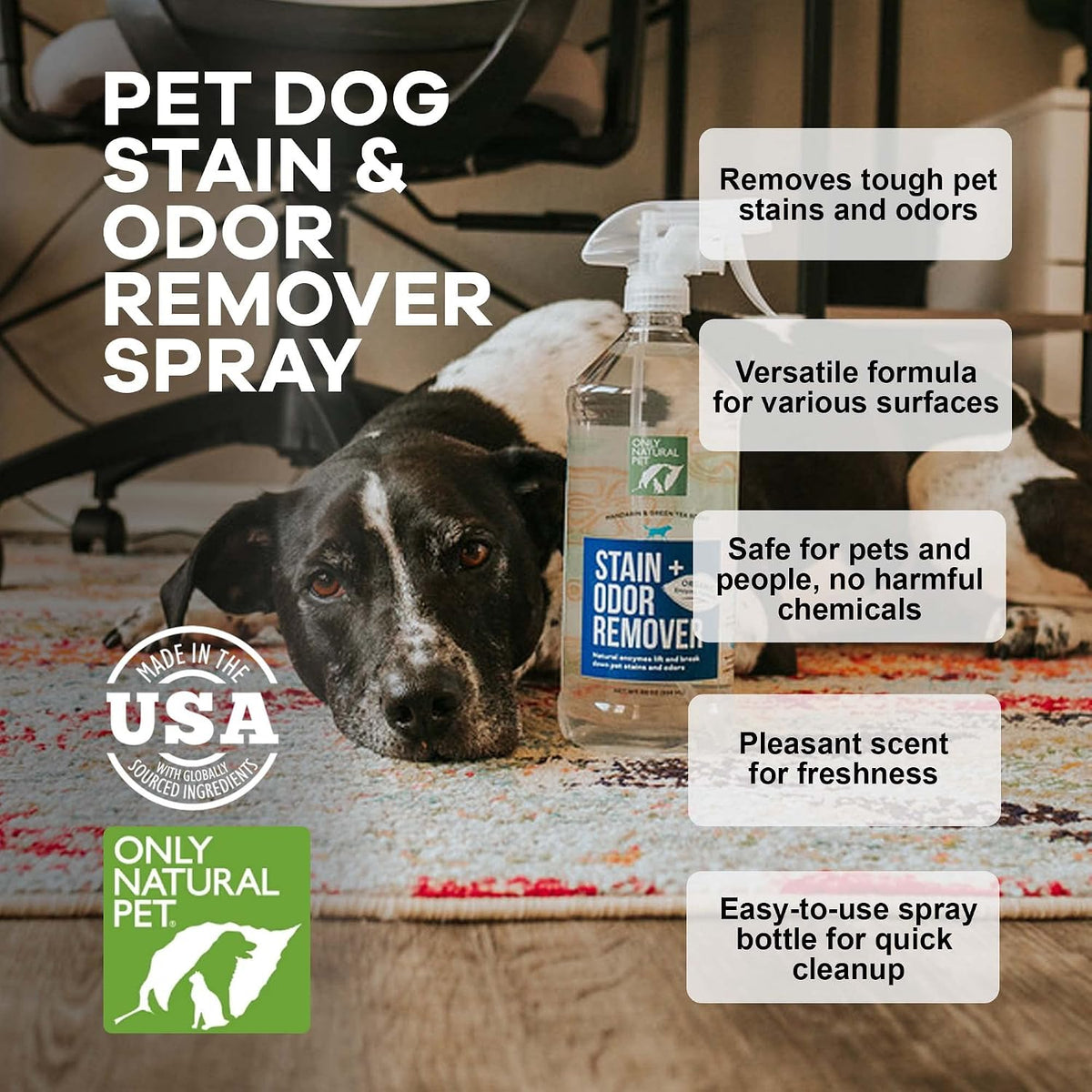 Only Natural Pet pet stain remover for upholstery and furniture