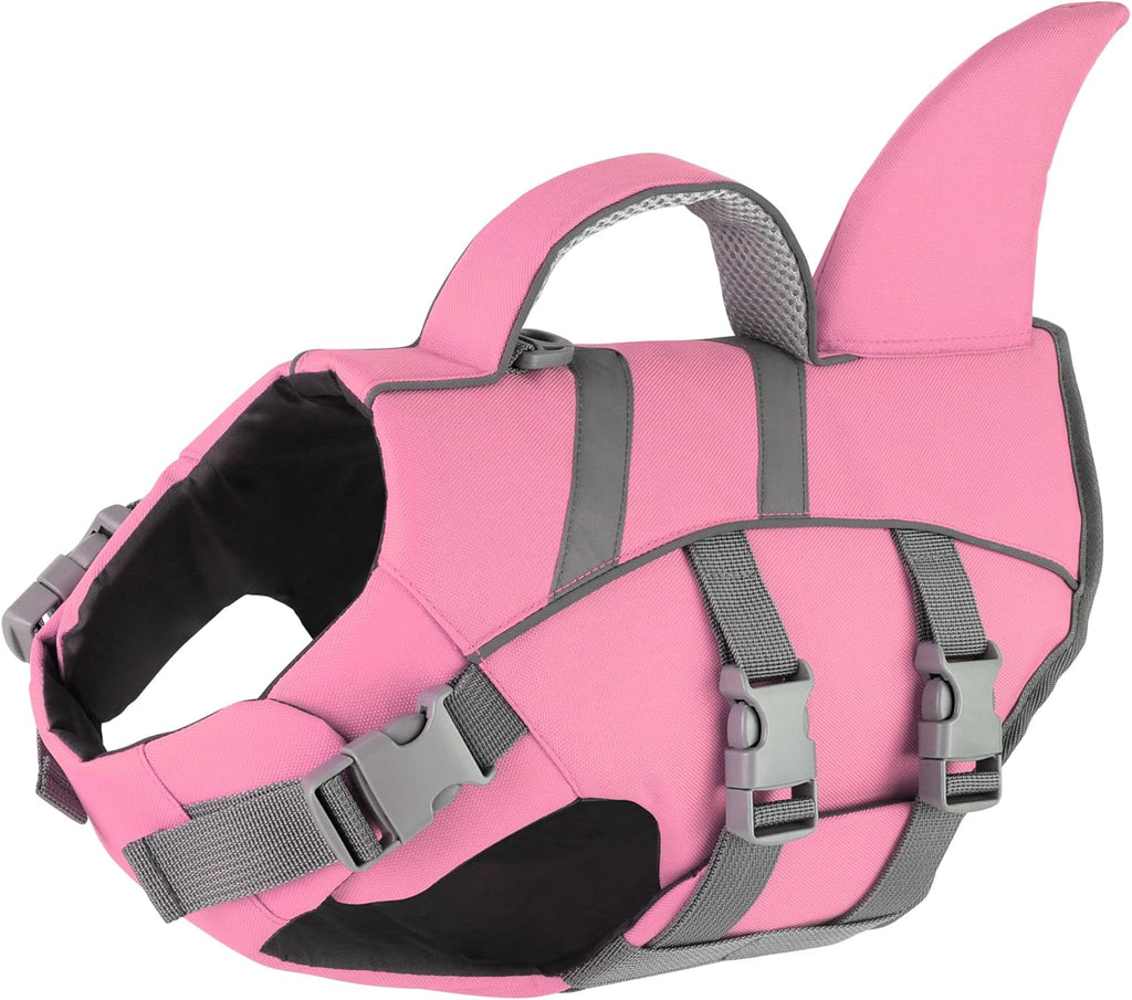 Dogcheer Harness-Style Dog Life Jacket Shark, Reflective American Flag Dog Life Vest for Swimming Boating, High Buoyancy Pet Swim Vest for Small Medium Large Dogs - USA Flag, L - Image 12