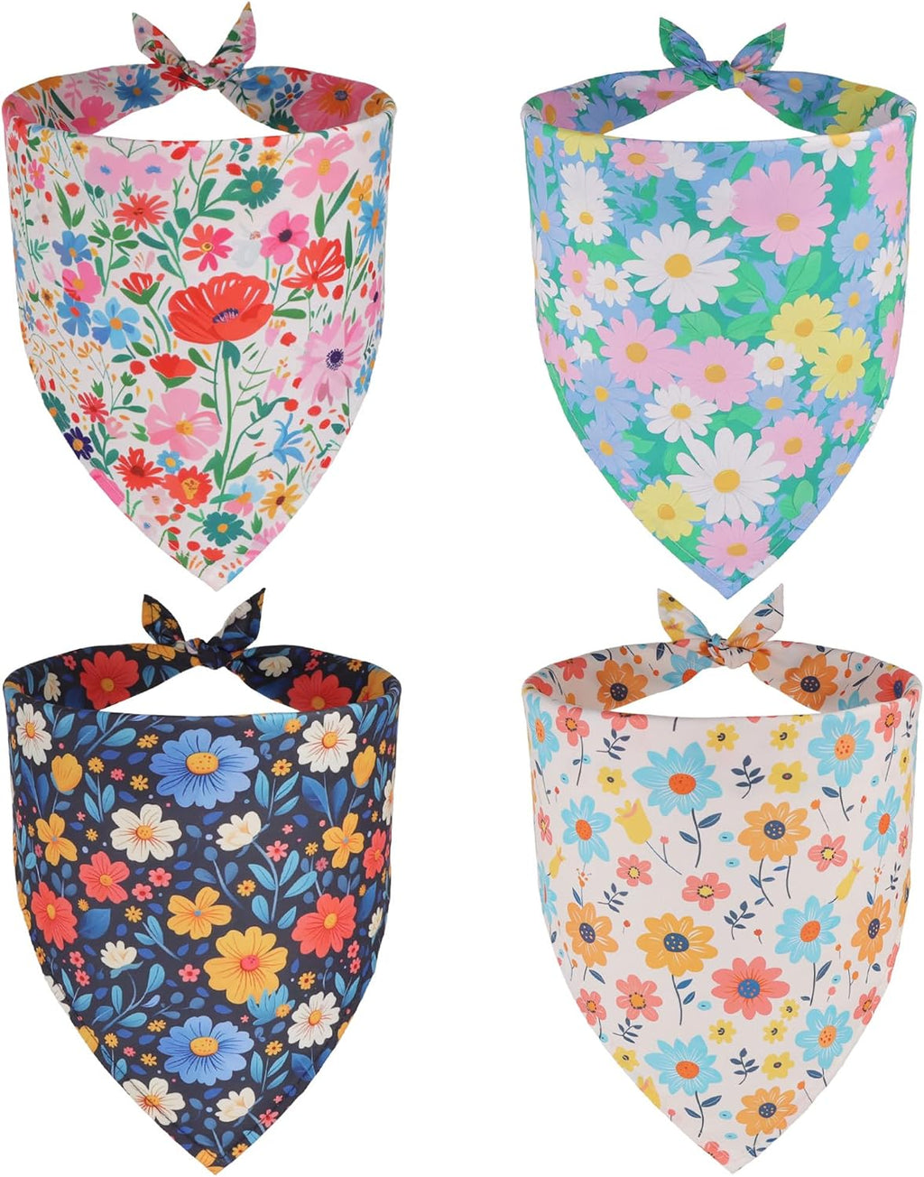 Adoggygo pet bandana adjustable tie knot detail