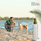 Authentic Hydra Pet Spa Senses Bliss premium fragrance bottle standing upright