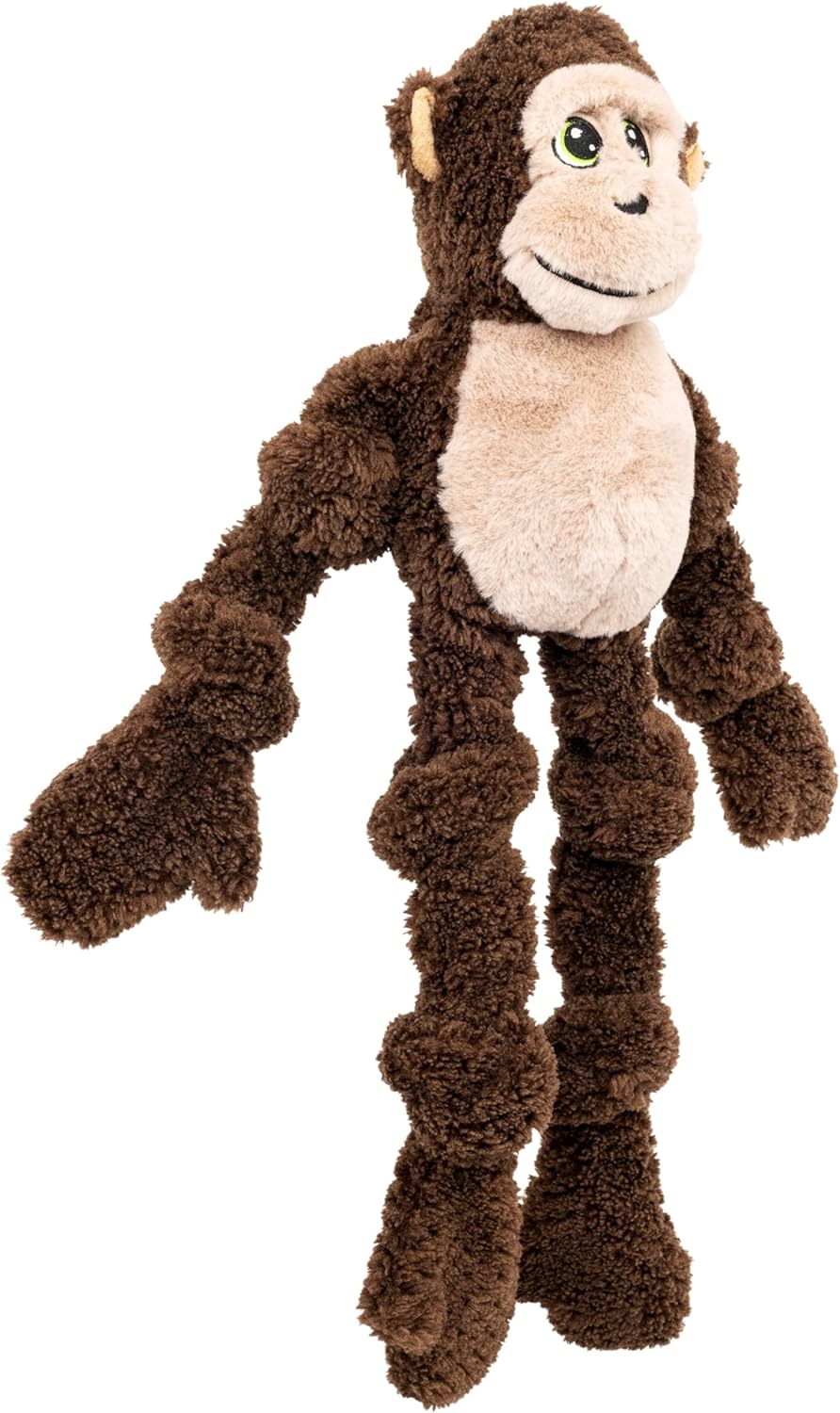 Large and extra large KONG Floppy Knots dog toy highlighting the no stuffing design.
